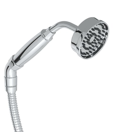 Deco Inclined Easy Clean Hand Shower And Hose Polished Chrome